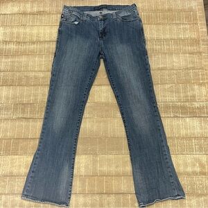 Rock & Republic Blue Flare Wide Leg Jeans